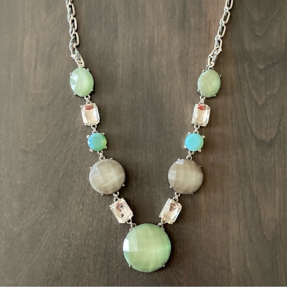 J Crew Cabochon Beaded Bling Long Necklaces Bundle Set of 3 E - Picture 9 of 12